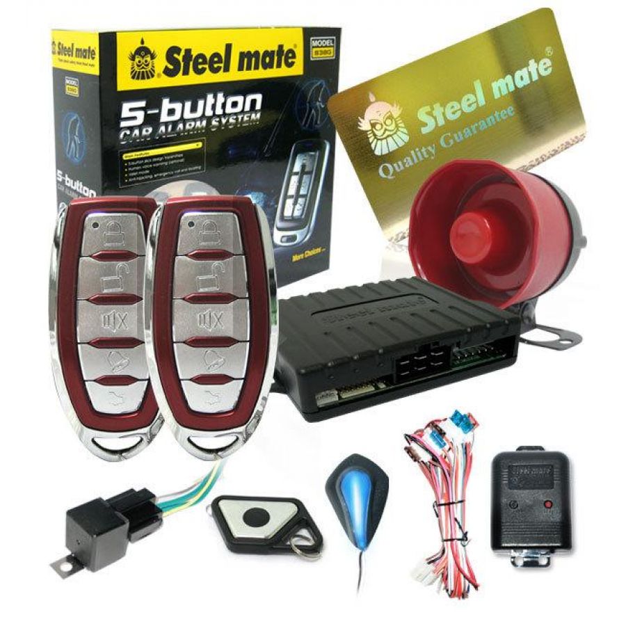 1 Buy Steel Mate Car Alarm System 5Button Price in Pakistan